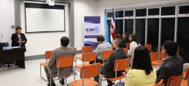 Ministra de Planificación brindó una charla sobre la Incorporación de Costa Rica a la OCDE a estudiantes del doctorado