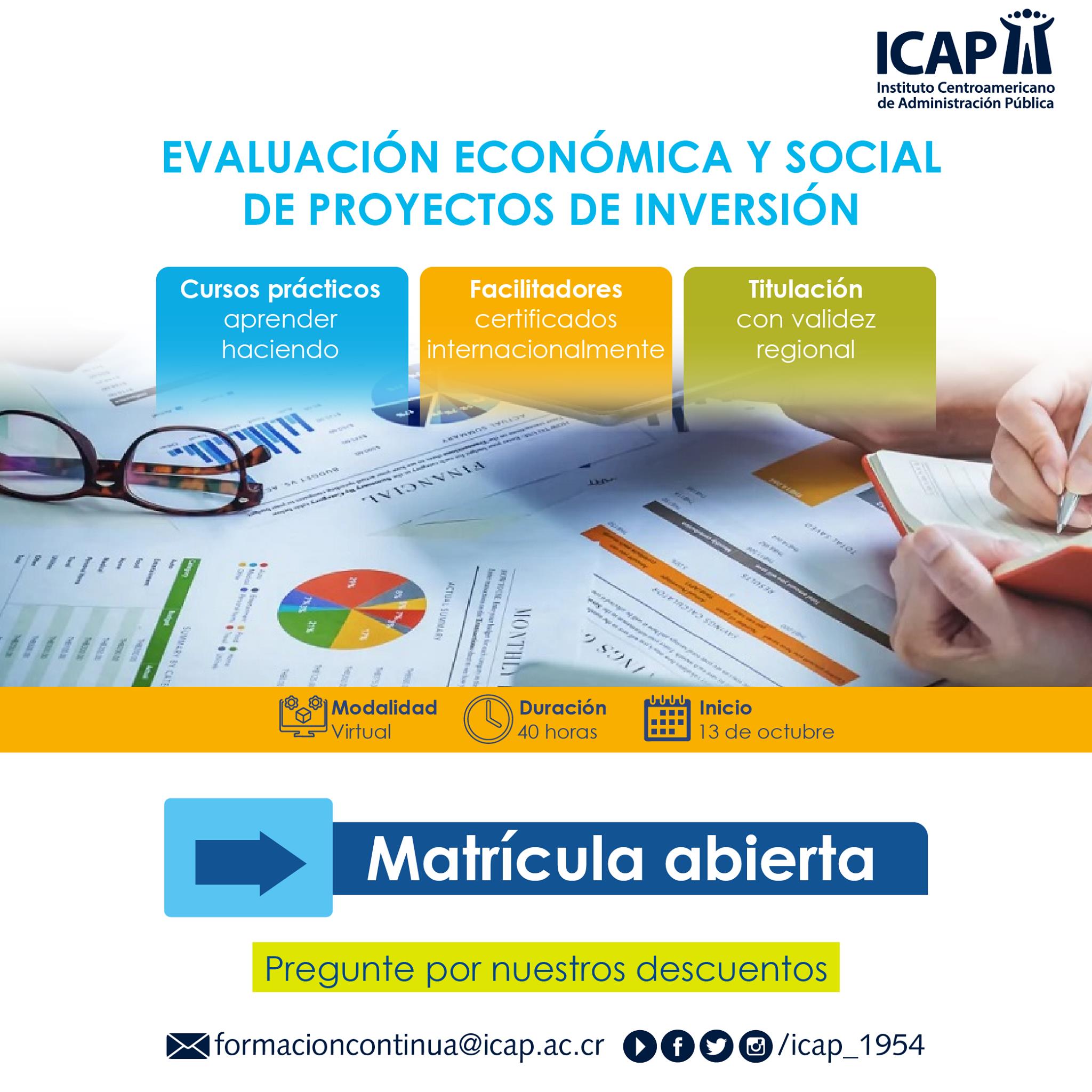 Evaluación Económica Y Social De Proyectos De Inversión - ICAP ...