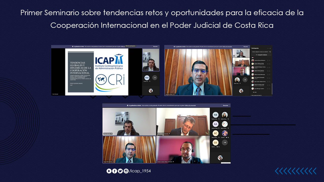 Seminario analiza tendencias, retos y oportunidades en materia de Cooperación Internacional en el Poder Judicial de Costa Rica