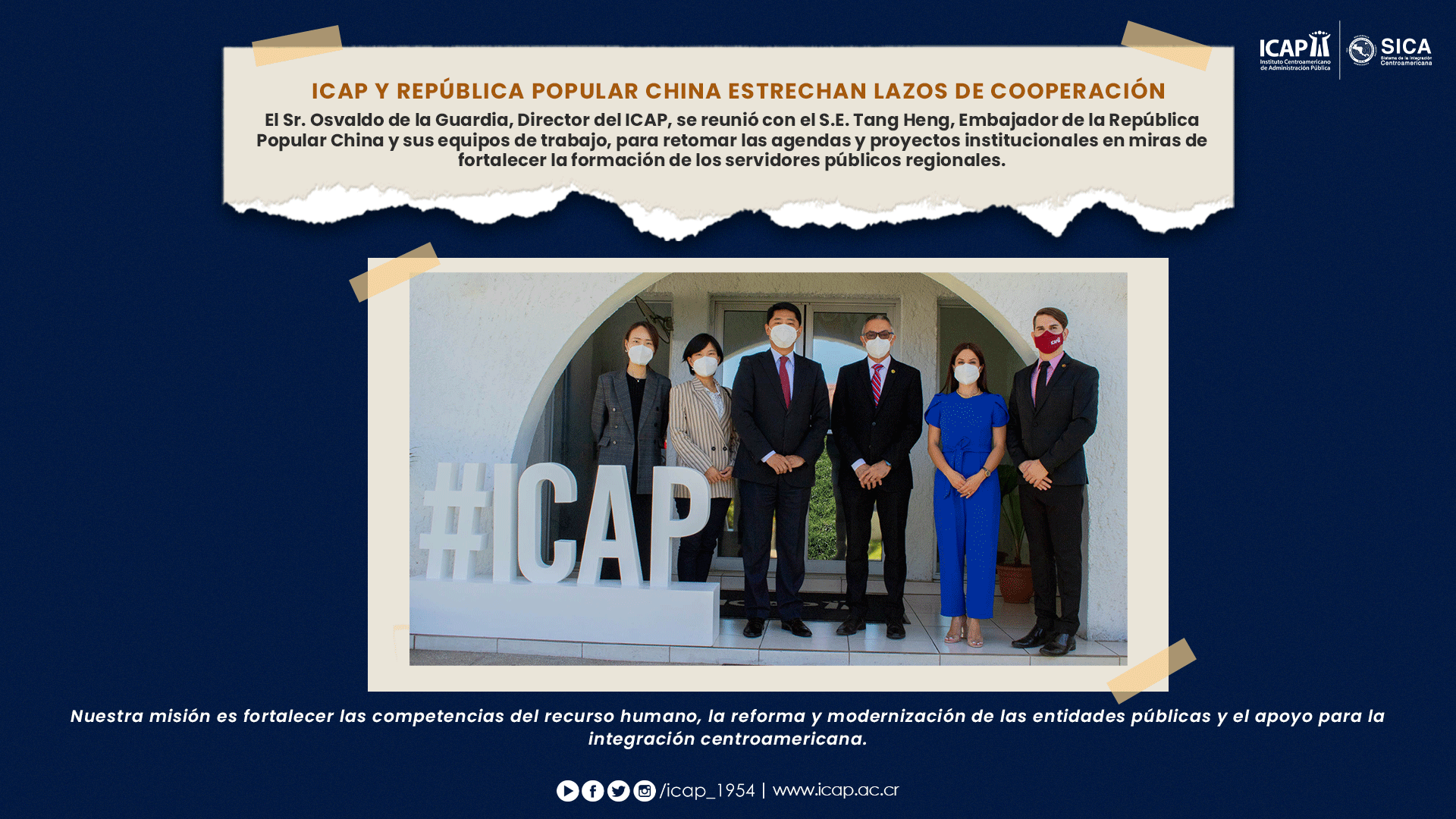 ICAP y República Popular China estrechan lazos de cooperación.
