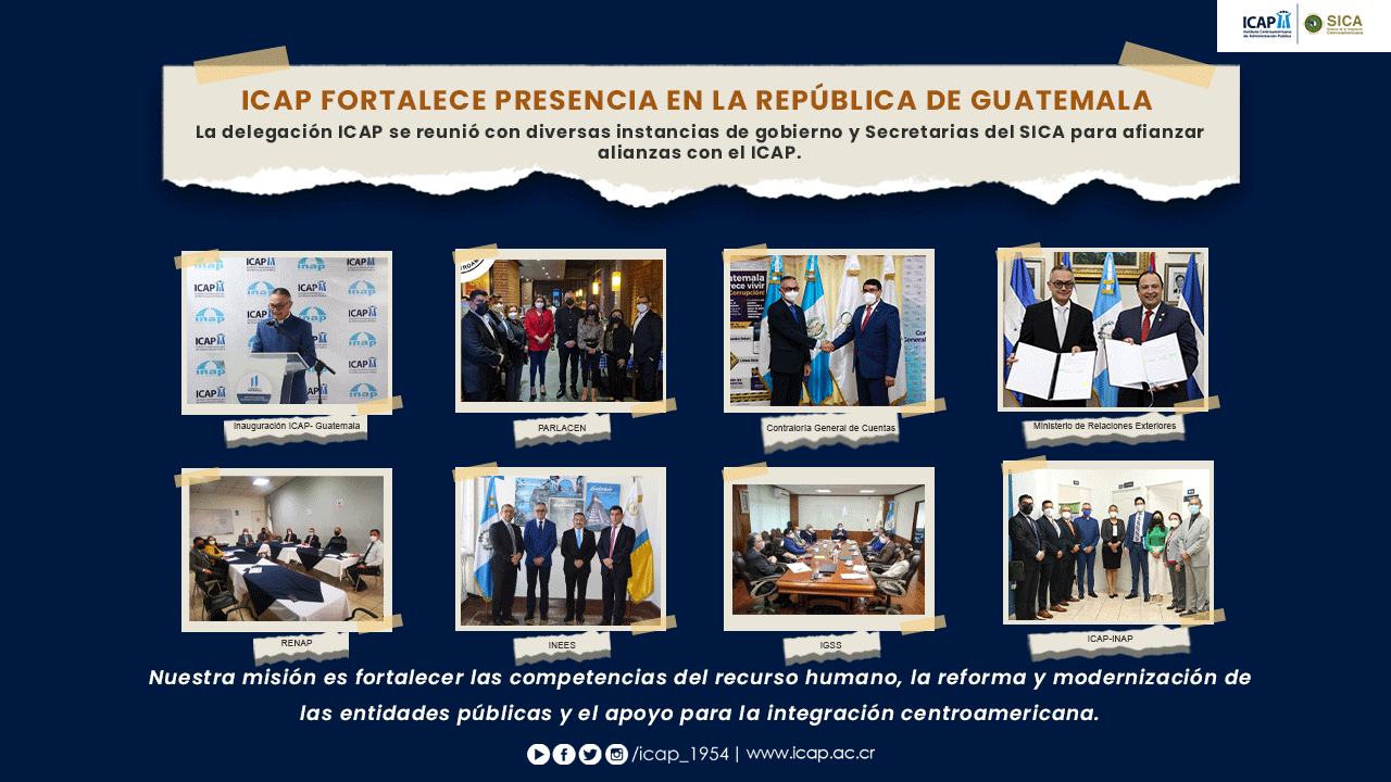 ICAP fortalece presencia en la República de Guatemala