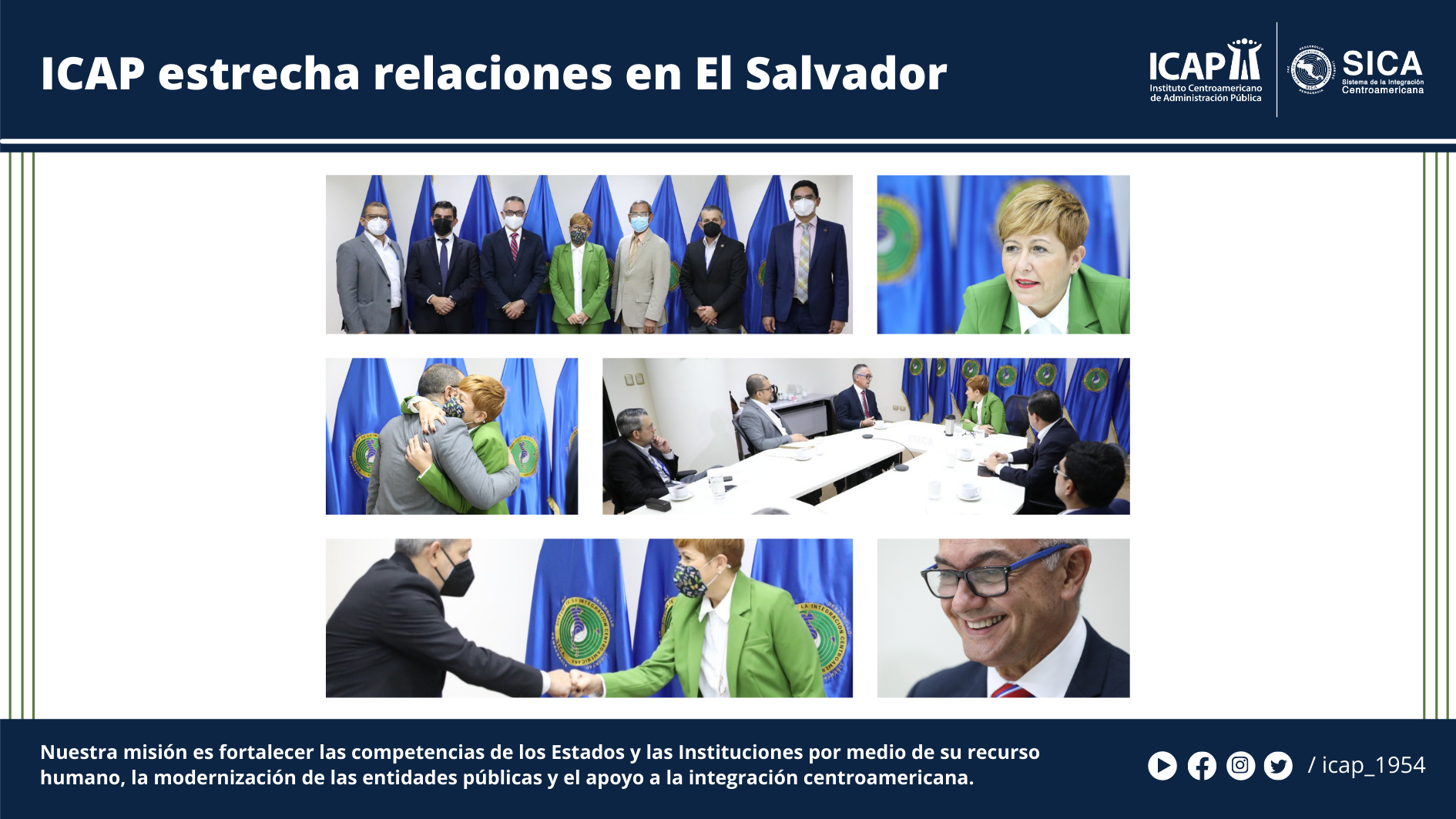 ICAP estrecha relaciones en El Salvador