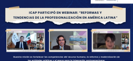 ICAP expuso sobre reformas y tendencias en la administración pública