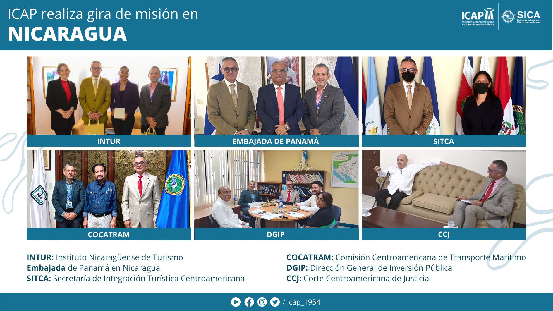 ICAP fortalece cooperación con la República Nicaragua
