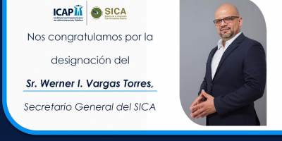 ICAP se congratula por la designación del Sr. Werner I. Vargas Torres, Secretario General del SICA