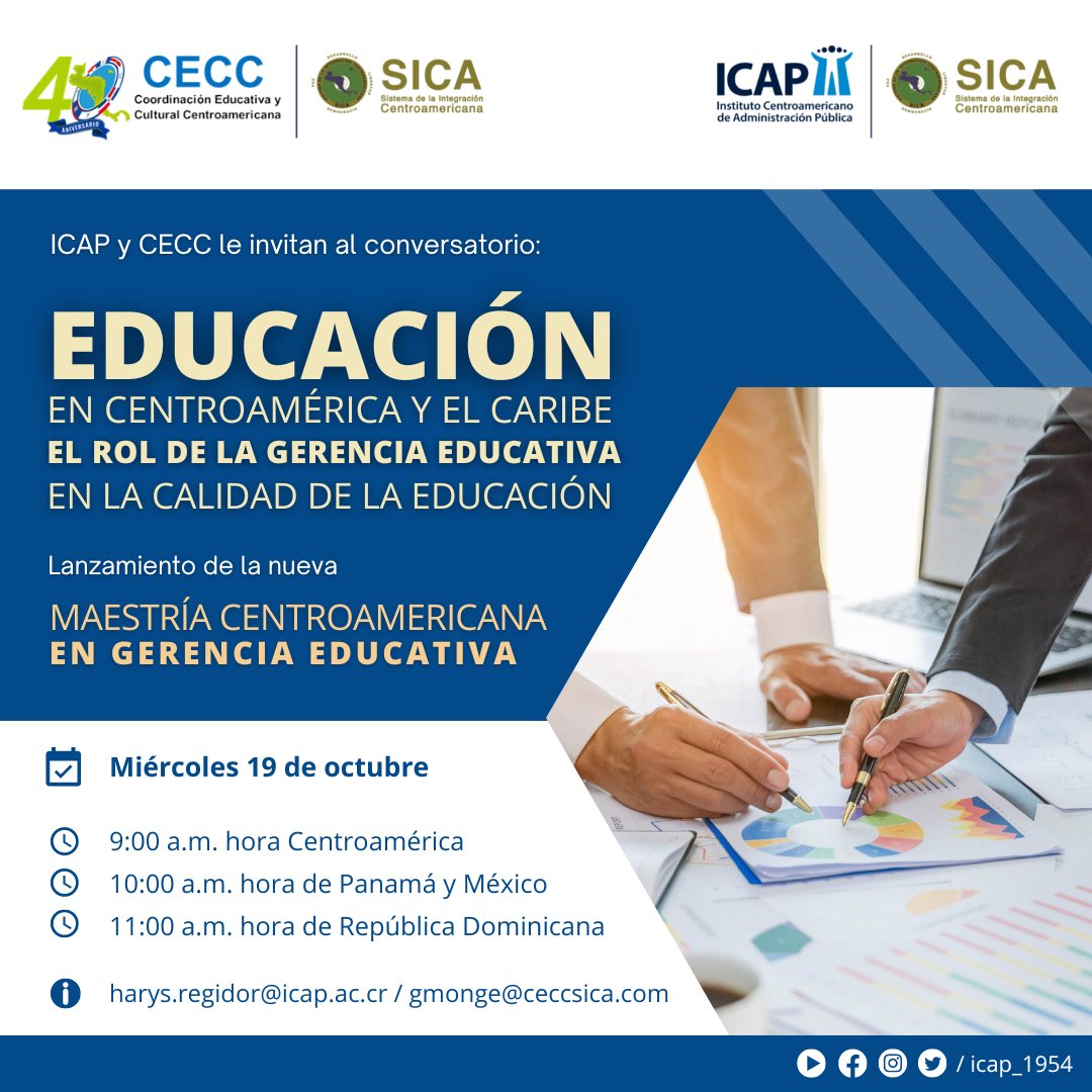 Maestría en Gerencia Educativa ICAP CECC