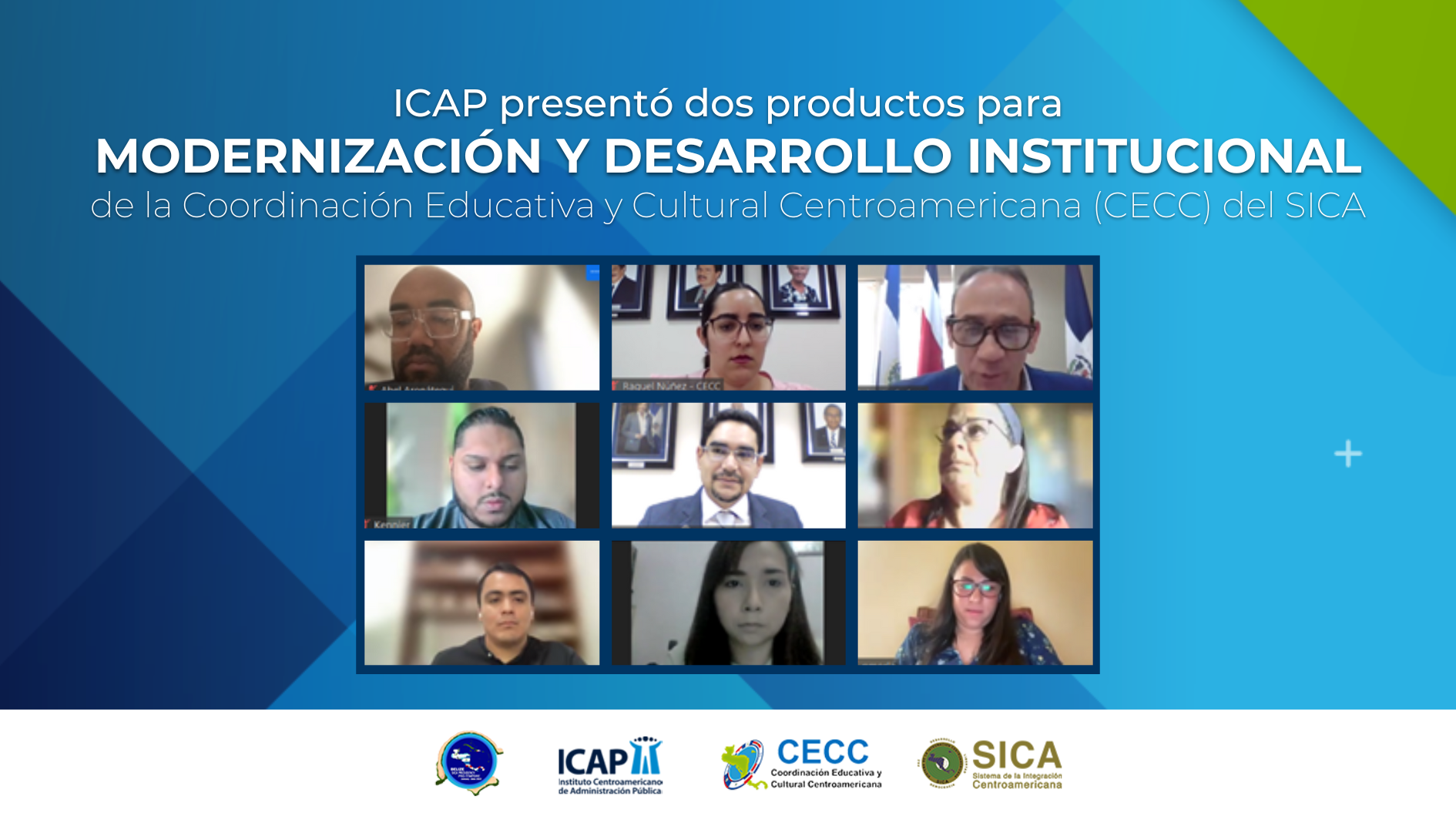 ICAP acompaña los procesos de modernización y desarrollo institucional del CECC/SICA