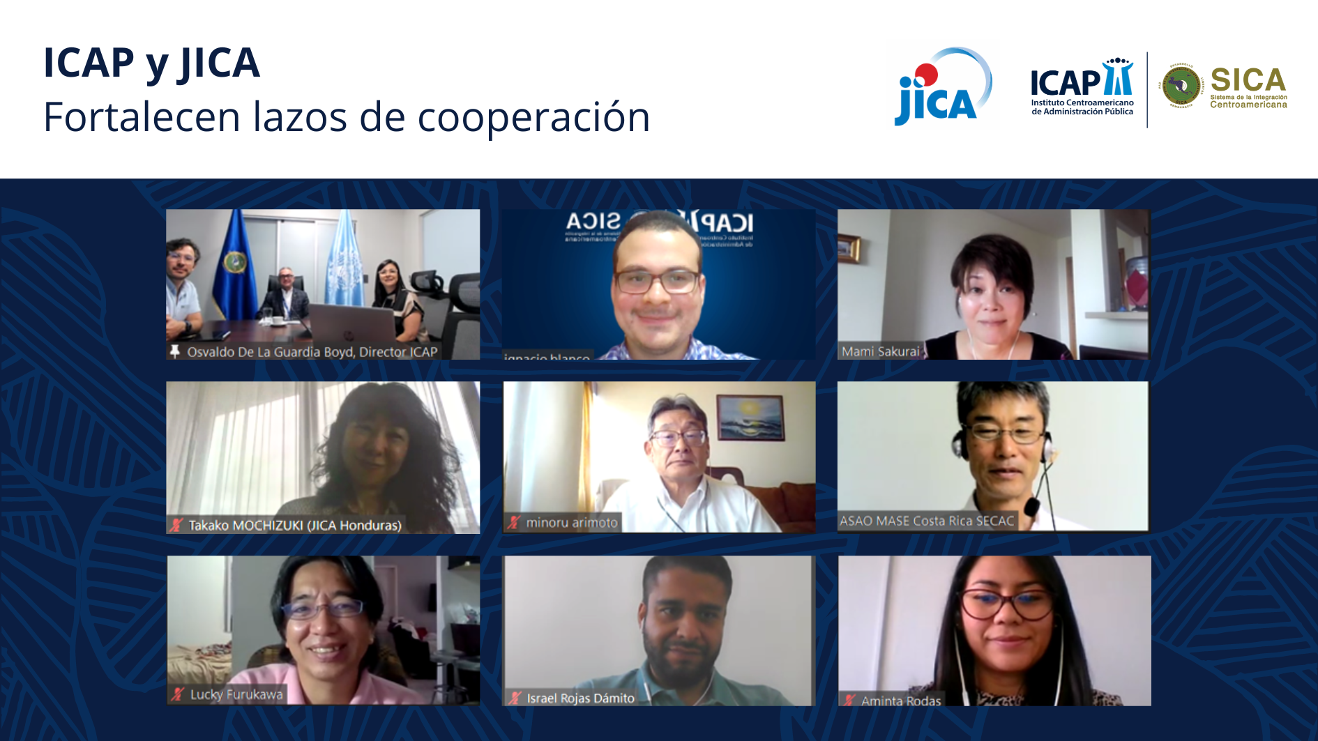ICAP y JICA fortalecen lazos de cooperación