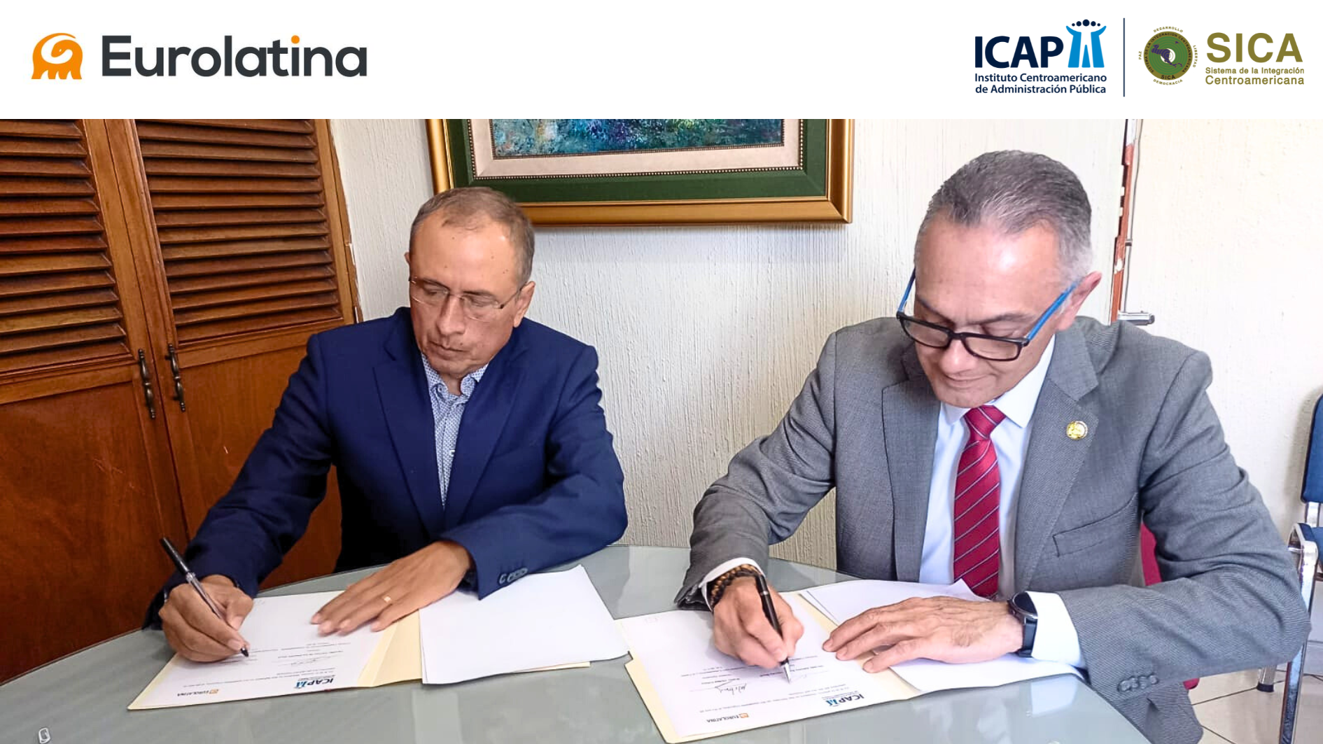 ICAP y Eurolatina establecen alianza para ejecución de cooperación regional