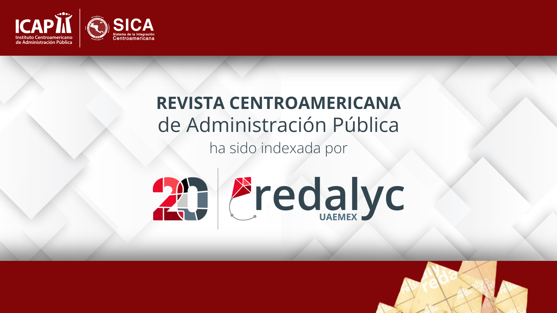 Revista Centroamericana de Administración Pública ha sido indexada por REDALYC
