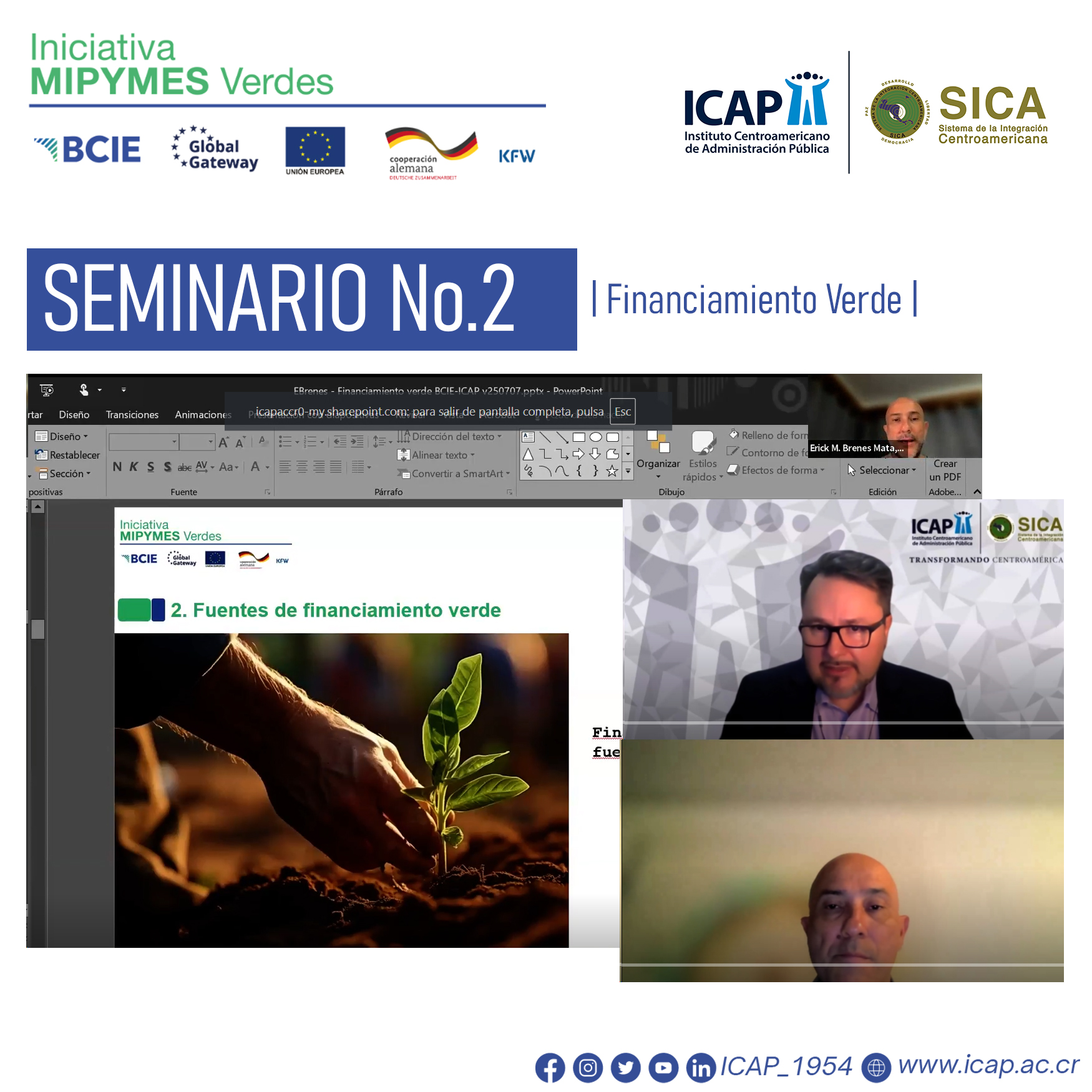 Avanza Programa de Desarrollo de Capacidades para MiPYMES en Eficiencia Energética, Financiamiento Verde y Producción Más Limpia