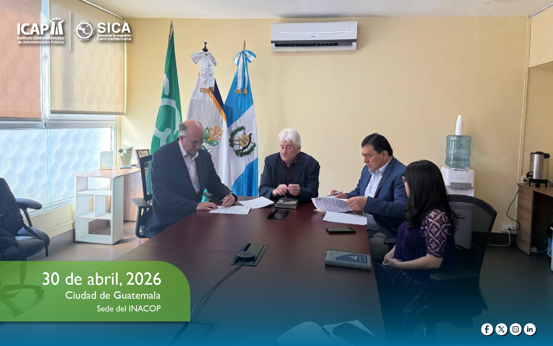 El INACOP y el ICAP firmaron una Carta de Entendimiento para fortalecer la cooperación interinstitucional
