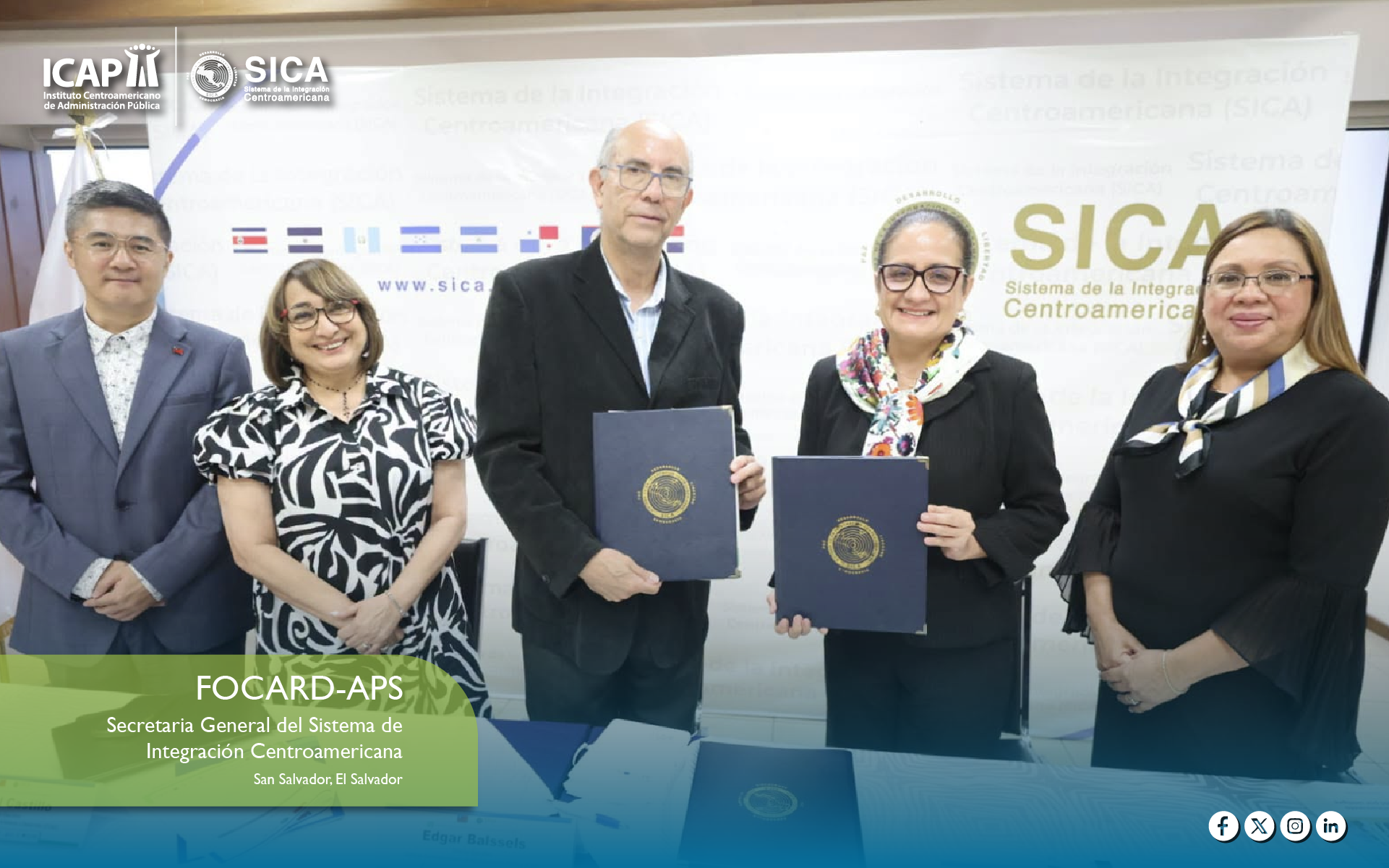 ICAP y FOCARD-APS firman acuerdo de colaboración para fortalecer la gestión del riesgo en el sector de agua potable